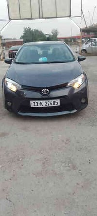 كورلا موديل 14حادثها دعامية امامية بيه 3 قطع كلير اني صبغتها بسبب الجر...