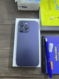 آيفون 14 برو ماكس ماستر عربي شرق اوسط ☑️ ذاكره 256 ✨ بطارية 83 ✨ لون ب...