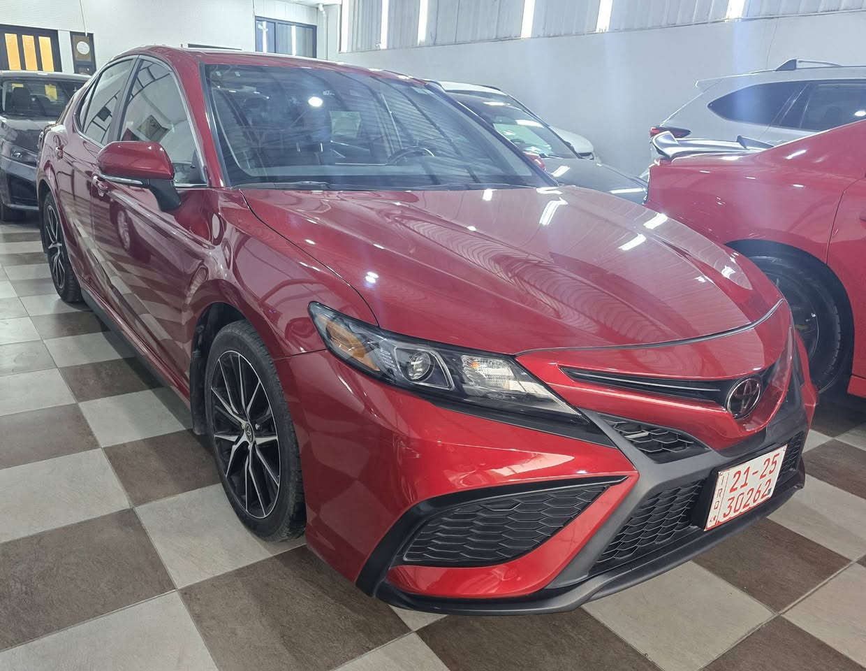 TOYOTA CAMRY 2023 SE
عداد المسافة 40 الف mile فقط
حجم المحرك 4 سلندر (2.5L)
اللون ماروني
ضررها كما موضح بالصوره
الشاصي والدواخل مكفوله من الحادث
رادار أمامي(تحديد مسار)
رادار جانبي (نقاط عمياء)
تحكم وضعيات القيادة Drive Modes
اوتو ستارت (Auto start)
اوتو ستوب(Auto Stop)
تحكم وضعيات القيادة ECO,NORMAL,SPORT
مانع انزلاق+ABS
منافذ AUX+USB
حساسات خلفية+كاميرا
شاشة لمس
تحكمات استيرن
وبقية المواصفات المعروفة se
كاتي تترقم شمالي فقط
🔴 (العنوان/كركوك )
🔴 للاتصال/  ***********
