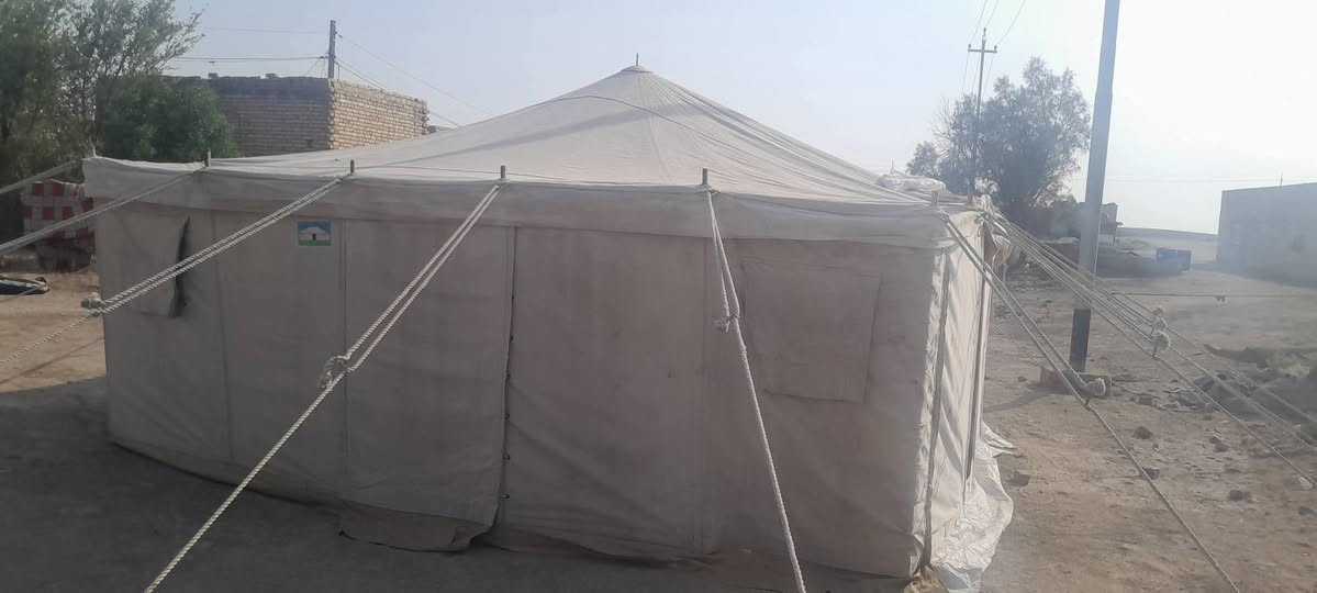 خيمه صباحيه الاصليه نضيفه قياس ٥ب٥ السعر ٥٠٠وبيها مجال المكان السماوه قضاء الخضر للأستفسار الاتصال على الرقم ***********
