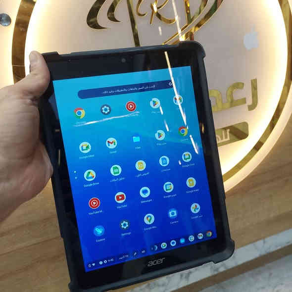 📱 تابلت Acer Chromebook Tab 10
تابلت دراسي مثالي لبداية السنة الدراسية الجديدة 🎓

مفيد جدًا للطلاب بسعر ٨٥ الف
يدعم كل المنصات الدراسية مثل 👇
Google Classroom – Meet – YouTube – Zoom
يدعم برامج الطباعة وورد .اكسل وكل برامج التواصل
🔹 شاشة 9.7 إنج بدقة عالية
🔹 نظام Chrome OS من Google
🔹 ذاكرة 4GB + تخزين 32GB
🔹 بطارية قوية تدوم لعدة ساعات
🔹 Wi-Fi + Type-C
🔹 التاب مزود بقلم يدعم راحت اليد
🔹مع كل تاب كفر حماية مدرع مع استاند  وشاحن اصلي
........
سعر ٨٥ الف دينار
.......
يتوفر توصيل لجميع المحافظات🚕
......
👍يتوفر لدينا العديد من الماركات وبأنسب الاسعار👍
🎁لمزيد من المعلومات راسل صفحة مكتب رعد البيار🎁
......
رمادي شارع التجنيد 🚦🚥🚦 خلف مستشفى الصفوة
قرب تقاطع الصياغ او قرب جامع الحاج كسار
☎️***********☎️
☎️***********☎️
