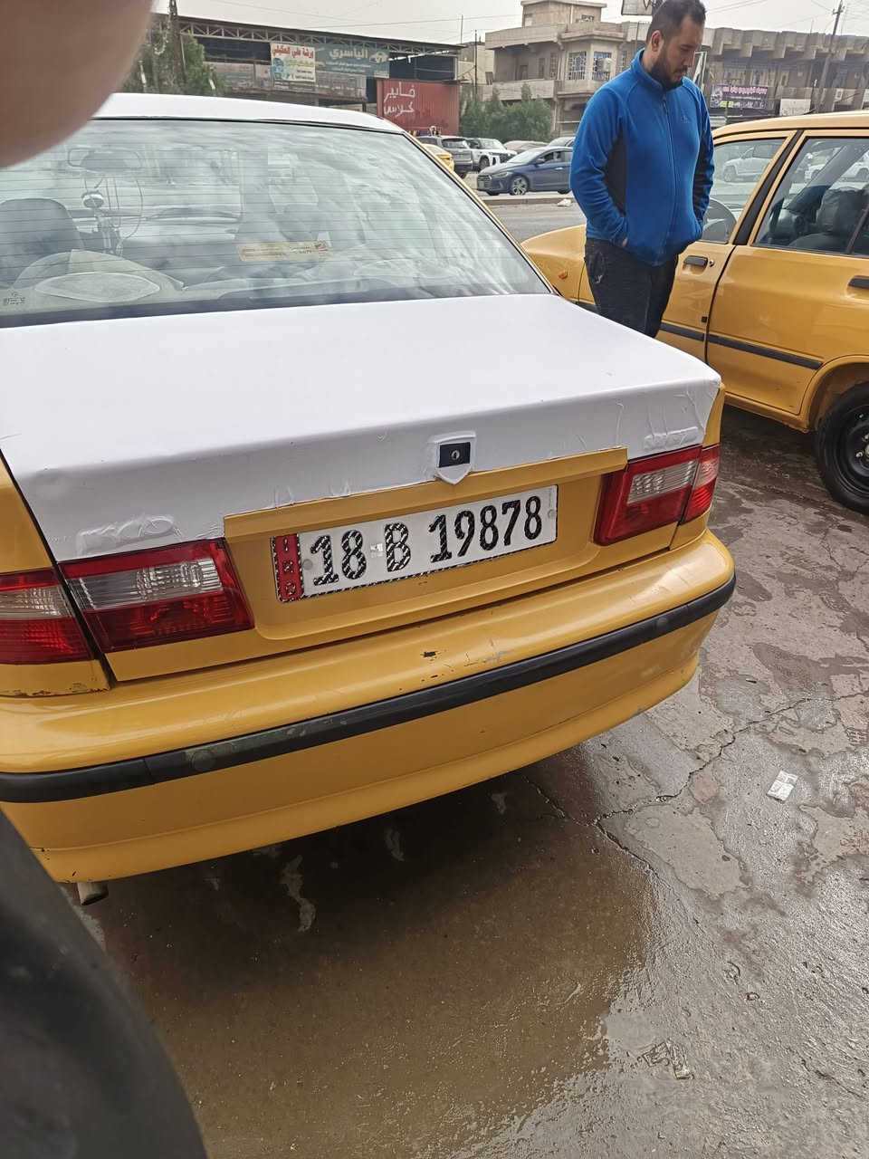 سيارة سمند 2011صدرها خير من الله جديد السعر 31 وبيعة مجال مكاني بغداد العبيدي رقم ***********
