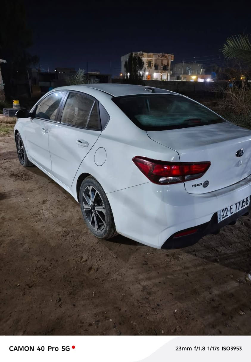 السلام عليكم 
كيا ريو موديل 2020
محرك 20
ماشي 90ميل 
الضرر 3قطع 
البيع نغدٱ 
للاستفسار الاتصال علا رقم ***********
