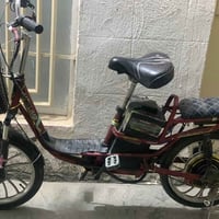دراجة شحن • بطارية نص عمر • شغالة