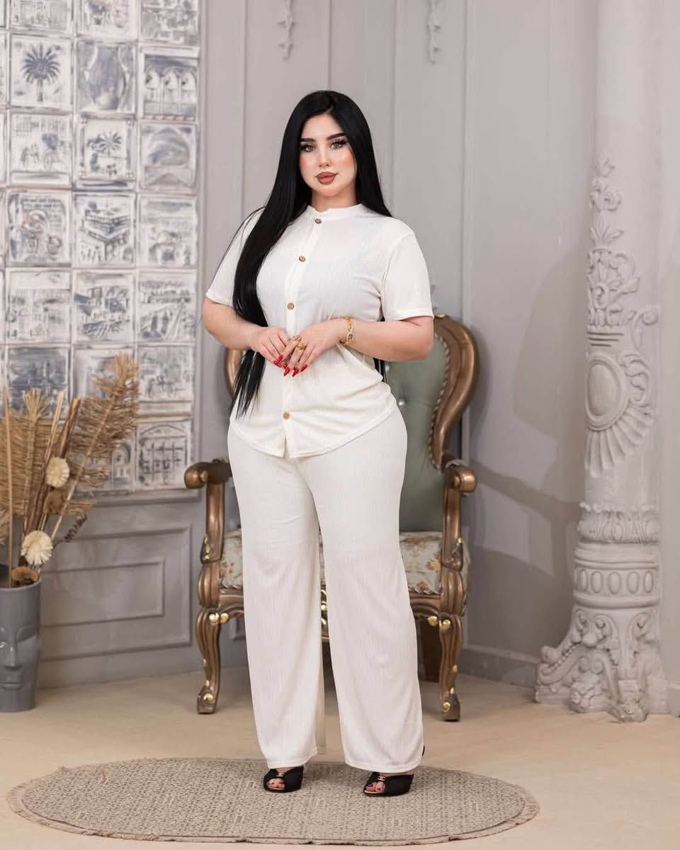 تراك نسائي ازرار 
تيشرت و كيلوت 
خامه كريشه الاصلي سوفت 
العنوان كركوك قضاء الدبس متوفر خدمة توصيل 

للحجز ***********
