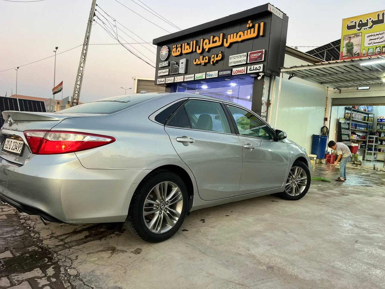 السلام عليكم كامري ٢٠١٧ضرر بابين تبديل شركة نفس اللون بدون ايرباك السعر ١٥٥بي مجال قليل مكان السيارة ديالي المقدادية خاص مااجاوب للتواصل مع صاحب السيارة***********
