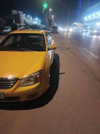 كيا سبكترا 2009 حادثه جاملغ خلفي السياره فتحه شاشه كامره دواره بسمي ال...