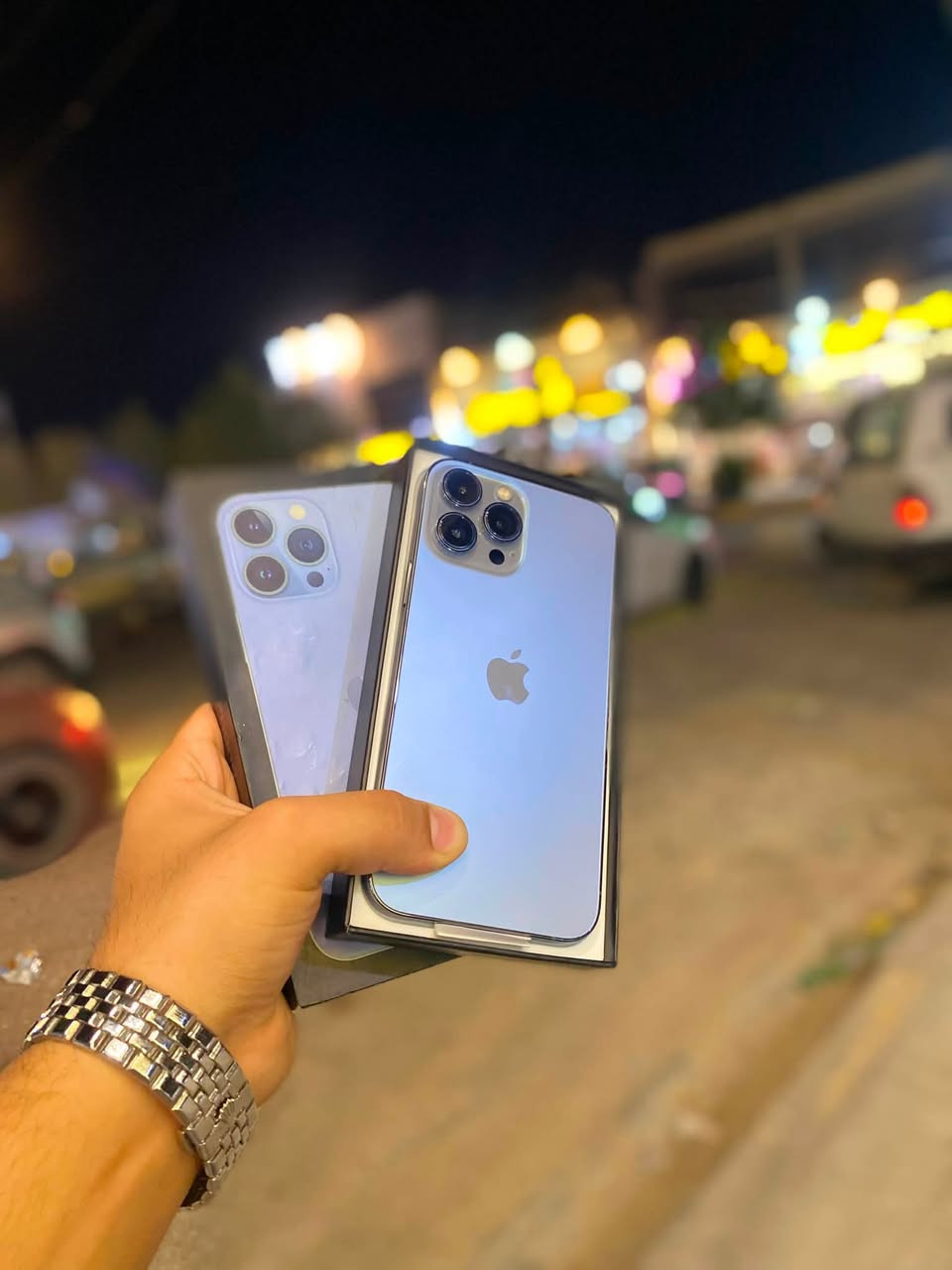 📱iPhone 13 Pro Max
📱آيفون ١٣ برو ماكس
🩵بحري مميز
💦وتر بروف 
📀ذاكرة 256 
🔥نظافه مليار زلخ مابي 
🔋بطارية 79 بلاد
685 وبي حك الجية💰
📍مكاني نجف
📞خاص او اتصال 
***********☎️
