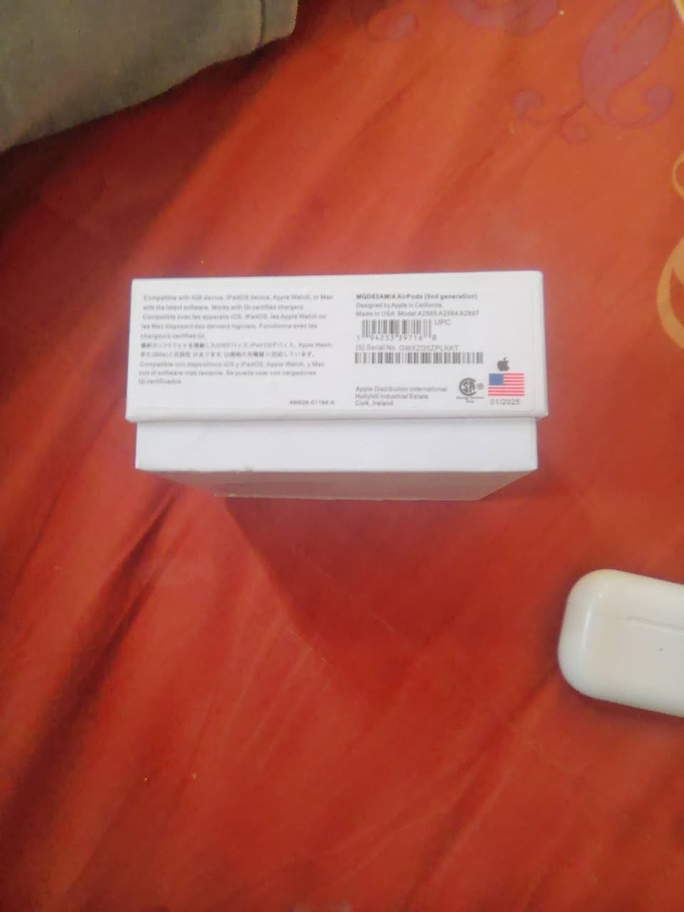 السلام عليكم AirPOds Pro 4 اصلية نقاوة وعزل فوول
مستعملات شي قليل السعر 50 العنوان صلاح الدين سامراء


**إذا كنت صاحب هذا الإعلان وتريد حذفه لأي سبب، رجاءا أرسل رسالة إلى الدعم الفني**