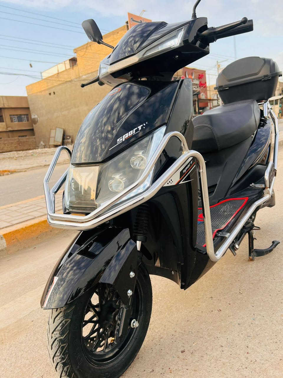 سلام عليكم دراجه شحن 2025
ملف 1500 عدد السرعات 3 
بطاريات 6 الدراجه جديده 
السعر 650 وبيه مجال مكاني بغداد 
***********
