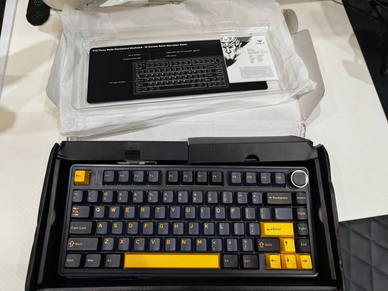 السلام عليكم
كيبورد AULA F75 وايرليس جديد غير مستخدم للبيع او المراوس باتاك شارك سعره 60 الف قفل مكاني البنوك او شارع فلسطين وهذا رقمي ***********
