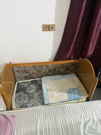 سرير أطفال • فراش • مراية خشب تركي