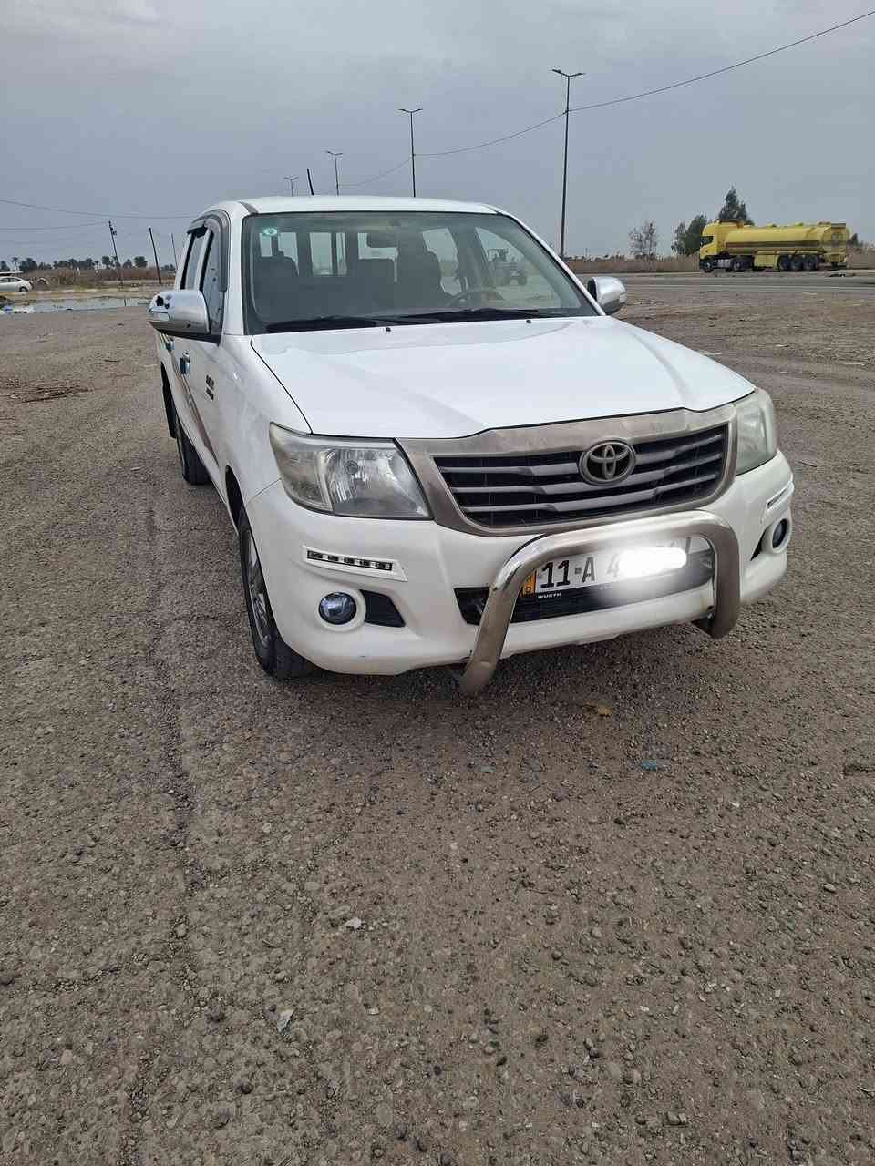 السلام عليكم تيوتا هايلكس موديل ٢٠١٤ شاصي ١٩ كويتي مكفوله من الصبغ والتبديل بيه باردات قليلات مثل ما موضح بالسونار السعر(٢٢٠) او بيه مجال المكان صلاح الدين قضاء بلد قرب جسر الضلوعيه الرقم ***********
