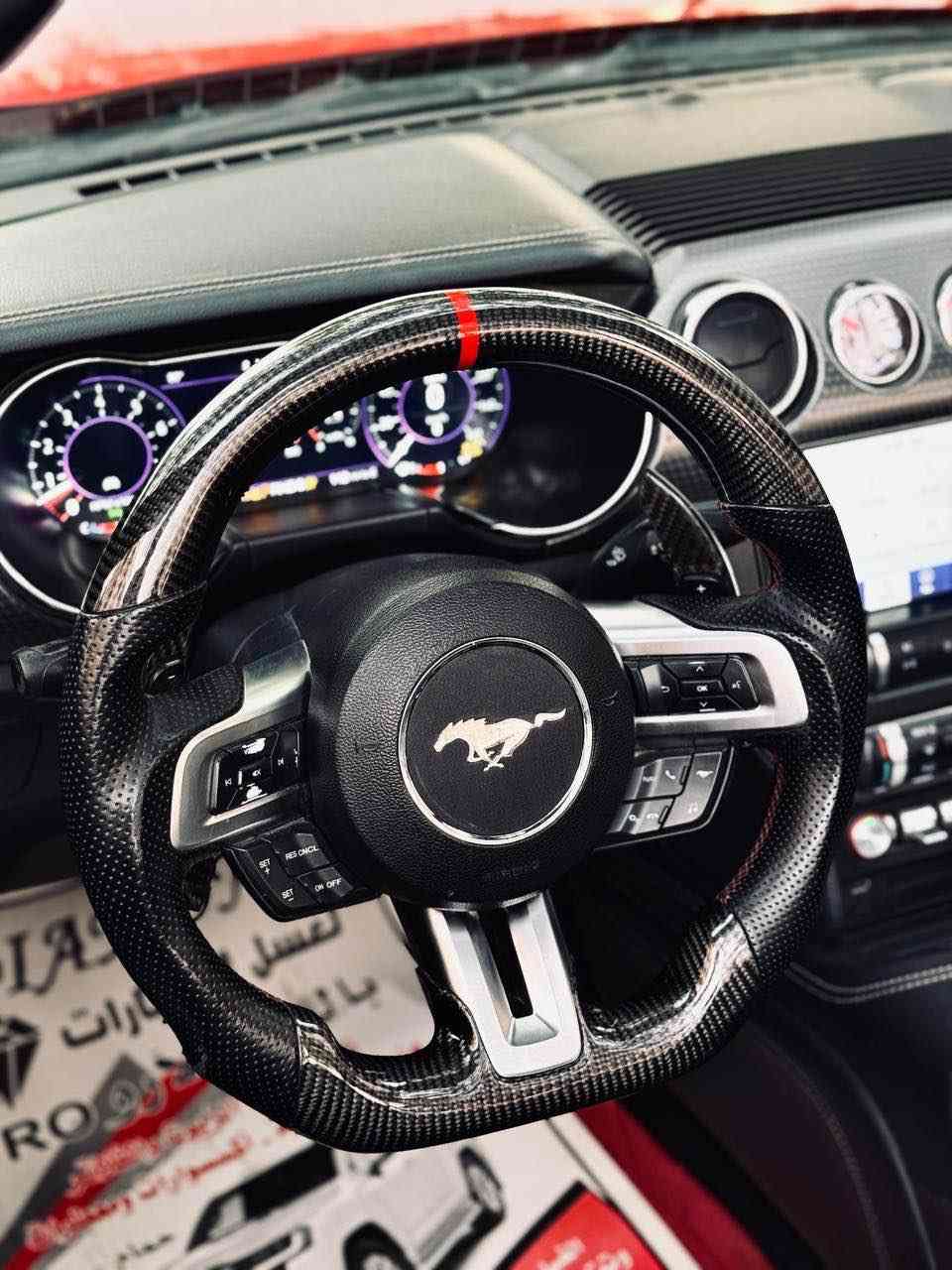 موستنك 2019 GT 🚀
بريميوم فول اعلى فئه 
ماشيه 65 ميل 
لون احمر مميز 
كير اوتو 10 نمر 
كيجات ديجتال
دشبول 7 الوان 
5 وضعيات قياده 
دركه كاربون فايبر 
صوت اكزوز بلادي طرب 
شاشه جبيره sync3 
نظام سماعات 
كشنات جلد 
كشن ميموري 
رادار جانبي 
تشغيل عن بعد 
تحديد مسار 
فجوج 6 بستم 
اشاره الحصان بالمري الجانبيه
كيجات بالدشبول 
كشنات تدفئه + تبريد 
ستيرن ندفئه 
سبايدر شيلبي 
لحيه شيلبي 
دفيوزر 
بك لايت سموك 
ويل روهانا + تخم تاير جديد 

صبغ 3 قطع حادثها جاملغ وبنيد وبالعراق جاملغ خلفي رقم بغداد بأسمي رقم جديد 

السعر ( 185 ) مكاني بغداد 

***********
الخاص مغلق بغداد, العراق
