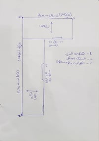 عندي هذا السطح اريد اشتغلة قفص حديد حسب ما موضع بالرسم البياني فقط عمل...