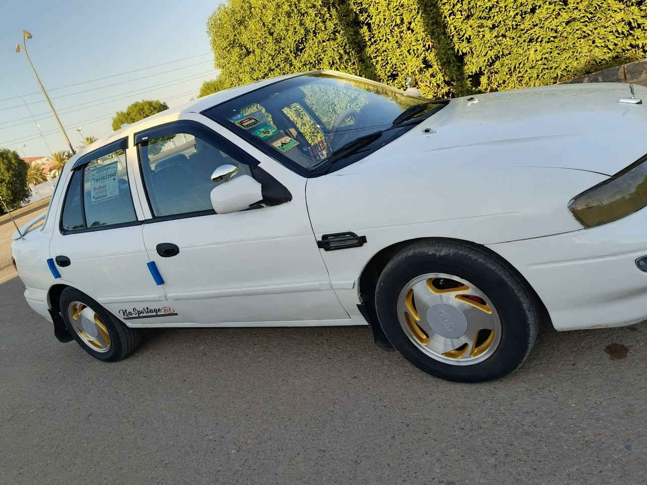 السلام و عليكم.....
كيا سيفيا موديل 1997 ..
الون ابيض ..... 
رقم بغداد  سنويه ل2029 ... تحويل ثاني يوم
تبريد شغال ثلج... 🥶🥶🥶🥶
كير عادي
محرك 2000 .....
كير ومحرك حاويه جدد مكفولات
ماشالله بيه نعومه فول
السياره مصبوغة الجمالية بدون ضربه
ويل كب مجلي لونين نيكل +ذهبي
تخم تاير....... باتري جديد 
كهربائيات كله شغاله .... 
كيجات كله شغاله
جامه اماميه جديدة
مشط ستيرن باور سلف داينمو راديتر كله جديد
صدر خلفي أمامي جديد 
غرفتها جديده ...دواخلها جدد بطاين جدد كشنات جدد دشبول جديد كاعيده جلد ارضيه جديده
السعر)( 38))بيها مجال ... للشراي
اسف عل اطاله الشراي يتصل غير متواجد عل 
فيس اتصال فقط .....
رقمي ‬‏ ‏‪***********‬‏/ ‏***********
مكاني بغداد ابو غريب
