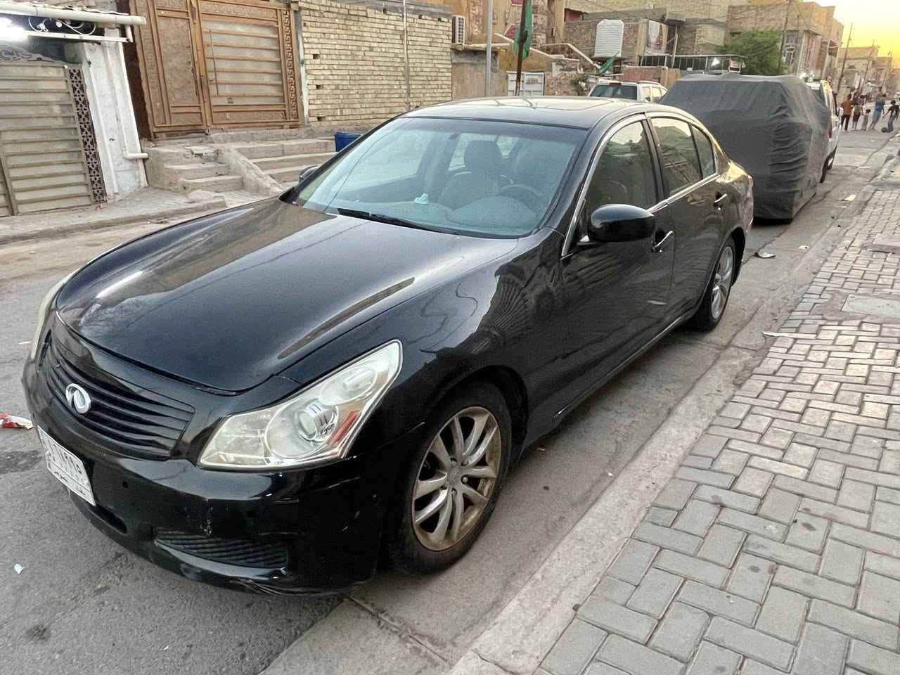 سلام عليكم (بيع او مراوس حسب القناعه) 
انفنتي ٢٠٠٧ جي ٣٥ فول مواصفات
 فتحه بصمه تحكمات ستيرن تدفئه كشنات فول 1/1 مكينه وكير مكفولات فقط الكير ينمر سريع يرادله برمجه للكونترول وارد أمريكي حادثه جاملغ خلف السائق ولقماره بيهه معجون مصبوغه عام يحتاجله ترتيب رقم بغداد تحويل ثاني يوم شرط مكينه 3500 6 سلندر السعر 55 وبيهه مجال مكاني بغداد
***********
