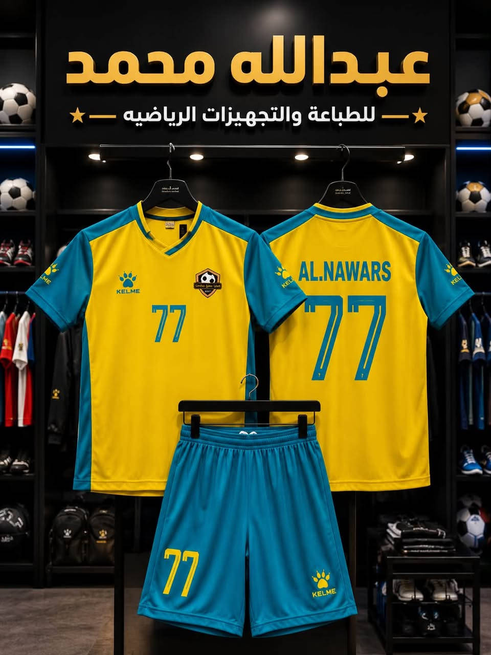 النوارس     ويانة غير  🥰

 على بركه الله تم 🤗

تجهيز فريق النوارس 
    من محافظة كربلاء المقدسه / 

دريس وشورت ماركه عدد 18 قطعه

والطباعة حسب الطلب ✔️

الاسعار تنافسيه معه الضمان 

من #تجهيزات_عبدالله محمد 

عنوان كربلاء نهايه شارع ابو طالب قرب مدارس حي الشرطه 
للاتصال ‭***********‬ 📞☎️
