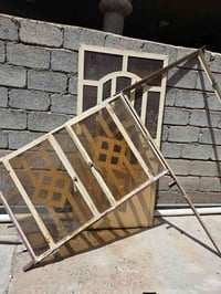 باب مطبخ • شباك استقبال ٢٫٥×١٫٥م • شباك ملحق