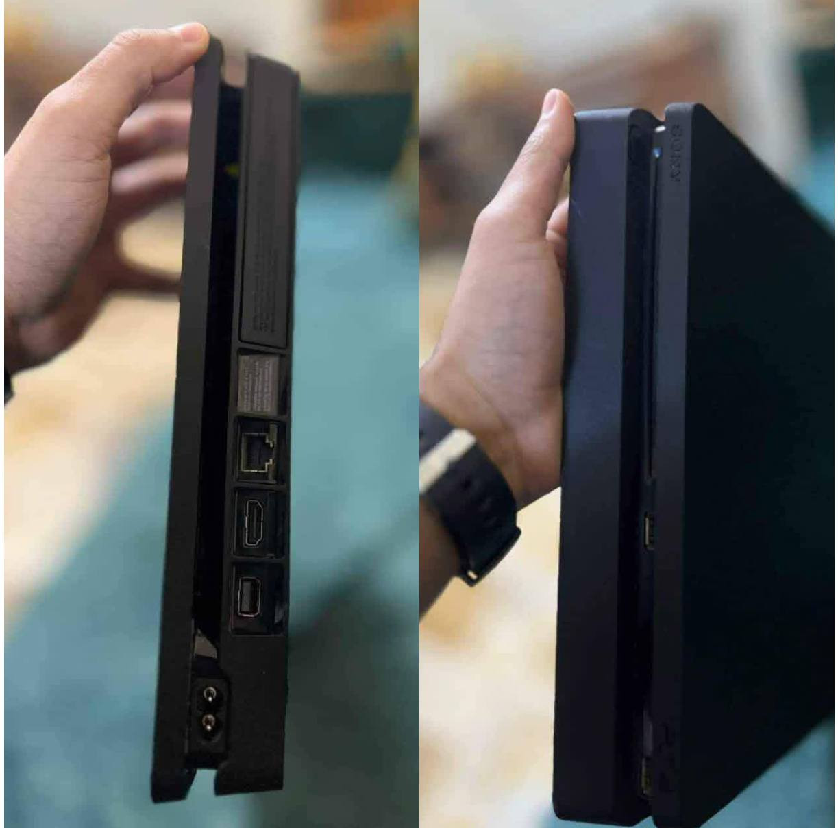 بلي فور سلم أمريكي لوك ستيكر ( ماداخل صيانه ولا مفتوح ) أستعمال قليل 
مهكر نضام قرص تريده اولاين تريده مهكر بيه 15 لعبه جويستيكات 2 وحده اصليه والثانيه تجاريه ام ال 40 الف + شاحن جوستيكات الاصلي 
السعر 275
(بيع مستعجل) مكاني ميسان قضاء المجر الكبير *********** عمارة, ميسان
