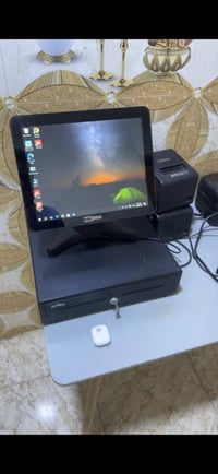 كاشير  للبيع مع طابعات 2 جديد نضافة 100‎%‎ بغداد 07700999158 السعر 550...