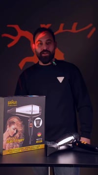 ✨ مو أي شسوار… هذا شغل صالونات بيدك ✨  شسوار احترافي من براون 💎 مصمم خ...