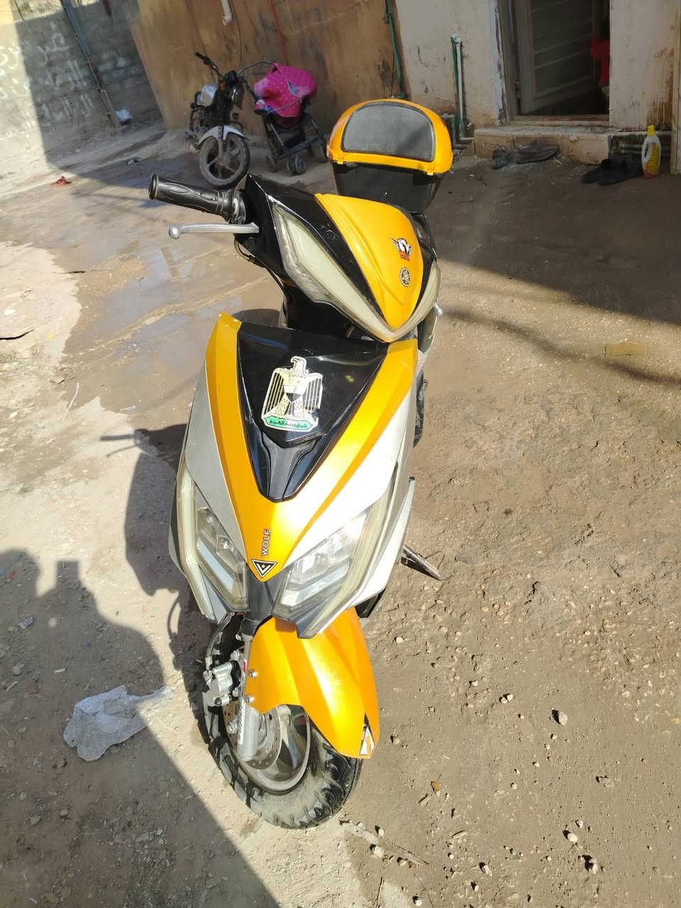 دراجه للبيع كربلاء موديل 2021 شغلة سلف هندر كاملة سعر 300 ***********
