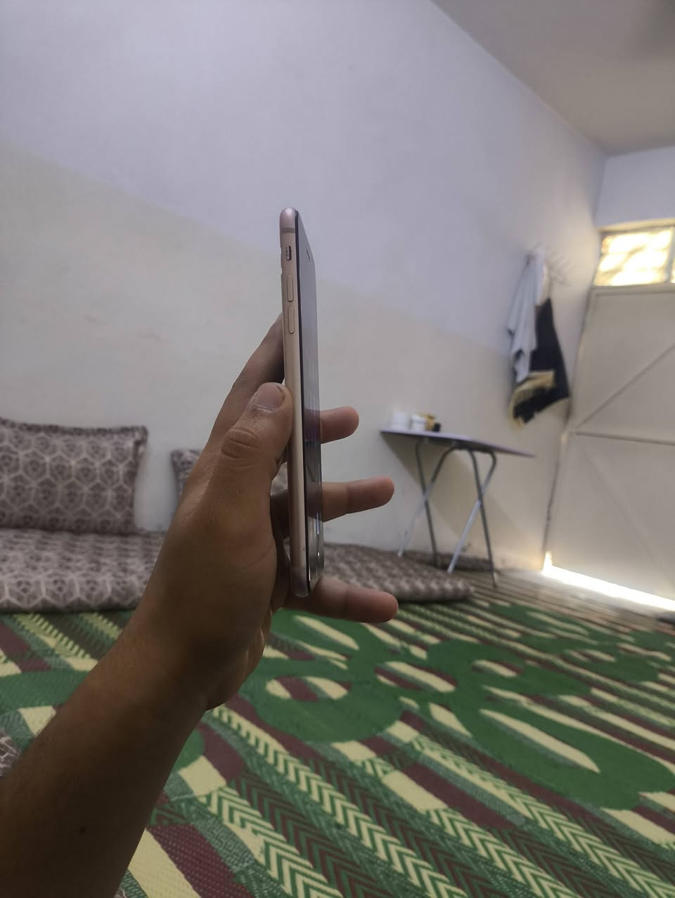 📱 iPhone 8 Plus
💾 الذاكرة: 64GB 🔋 البطارية: 74% (بلادي)

📋 مواصفات الجهاز: ✅ تك سيم شغال طبيعي ✅ الكامرة الخلفية شغالة وتصويرها طبيعي ✅ الصوت واضح ونظيف ✅ الهزاز شغال ✅ الواي فاي والشبكة شغالات طبيعي

⚠️ يطلع فشل عند الاتصال ⚠️ كامرة السيلفي ما تشتغل ⚠️ الشاشة مبدلة وبيها رطوبة خفيفة جداً من الجوه (ما مأثرة على الاستخدام) ⚠️ الدكمة الرئيسية ما تشتغل ⚠️ الظهر مكسور وما مأثر على عمل الجهاز

💰 السعر: 60 ألف دينار

📍 الموقع: موصل - الأيسر

📞 للتواصل: *********** أو مراسلة خاص
