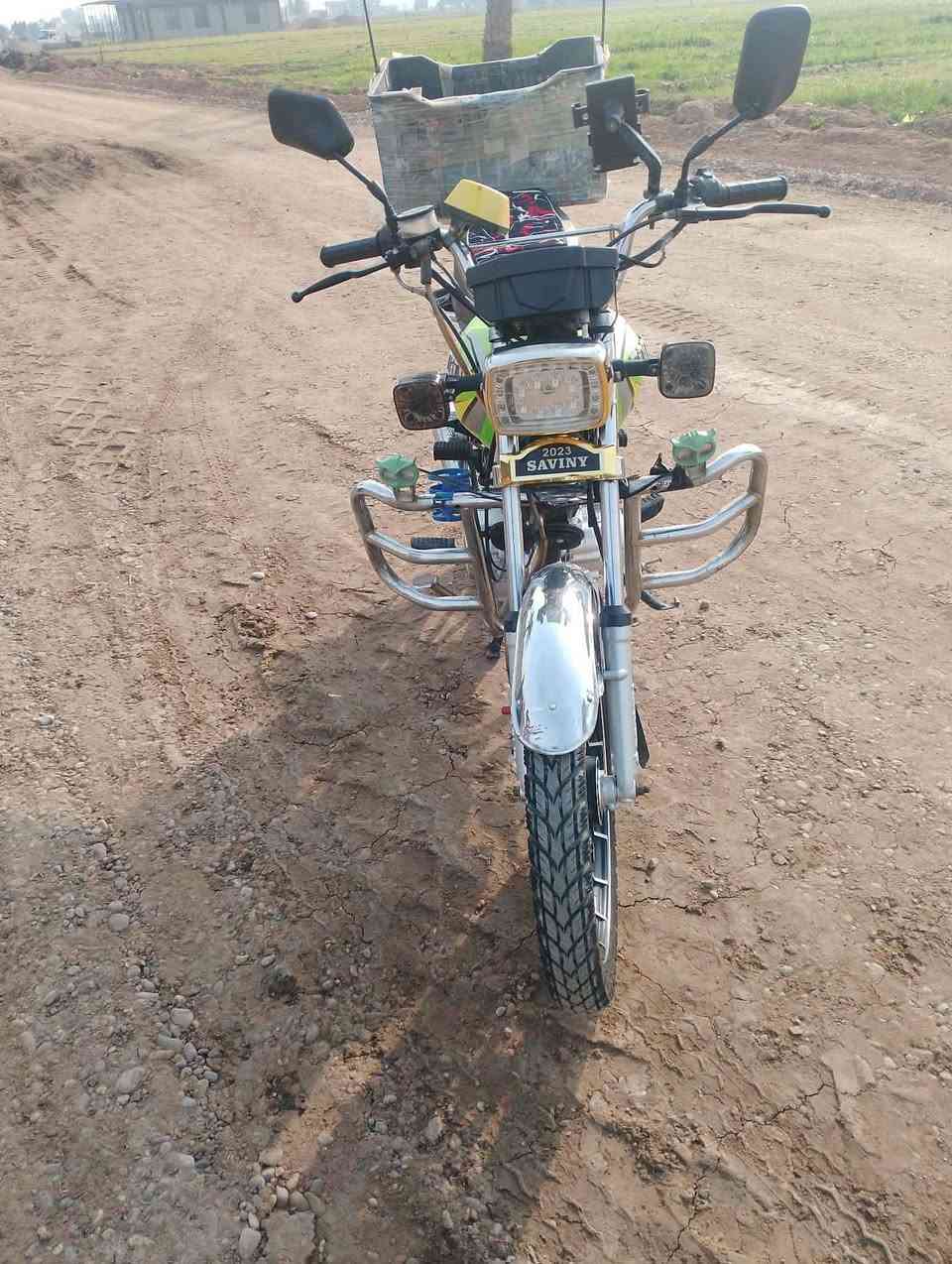 السلام عليكم دراجه ايراني 2023 معدث 24 كفاله محرك وضع شركه السعر 600 وبيهه مجال ***********  المكان بقداد التاجي
