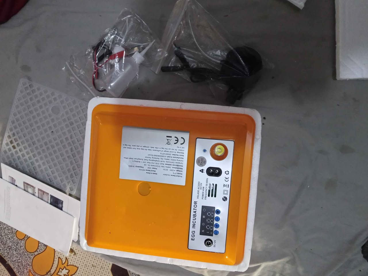 فقاسه للبيع بكارتونها فول تماتيك.. تقليب. حراره. رطوبه مكاني بالعماره سعه 22بيضه
سعر 55الف
كامل ملحقاتها وياها تشتغل ع باتري مكاني بالعماره Singapore


**إذا كنت صاحب هذا الإعلان وتريد حذفه لأي سبب، رجاءا أرسل رسالة إلى الدعم الفني**