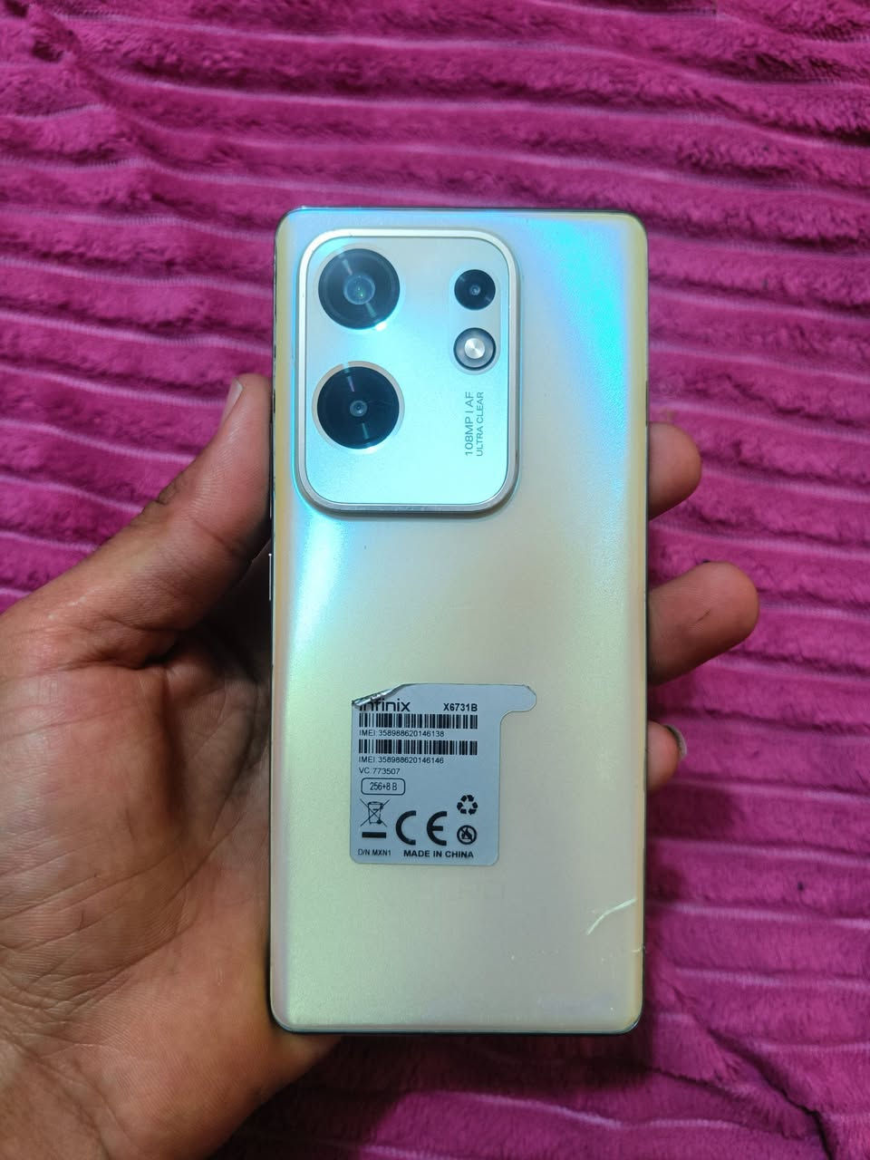 انفنكس  زيرو 30 للبيع  
جهاز حلو  وامرتب شاشه  منحنيه 
ذاكره 256 عشوائيه 16(8+8)
بطاريه 5الاف شحن تايب سي بصمه شغاله  صوت عال وكامره حلوه  ومعالج  امرتب 
السعر 160 الف 
المكان ناصريه مركز


**إذا كنت صاحب هذا الإعلان وتريد حذفه لأي سبب، رجاءا أرسل رسالة إلى الدعم الفني**