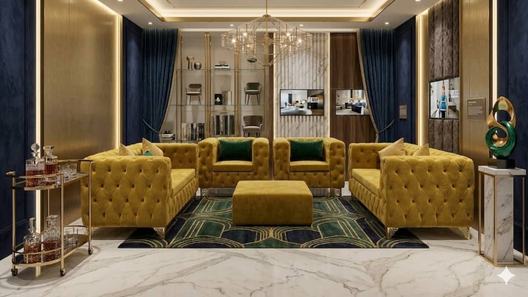 ✨ فخامة ما بعدها فخامة ✨
طقم ملكي مطرّز بتصميم راقي يخطف الأنظار 😍👑

مميزات الطقم،،،
جلسة متحركة لراحة مثالية + قماش ضغط وصابي عالي الجودة 💎
راحة تدوم وأناقة تميز مجلسك بكل تفاصيله 🔥
إبداع الراقي  للأثاث 
💰 السعر: 130,000 فقط
🛡️ ضمان 10 سنوات مسجّل في الفاتورة

لا تفوّت الفرصة… الكمية محدودة!
للتواصل معنا 781991697


**إذا كنت صاحب هذا الإعلان وتريد حذفه لأي سبب، رجاءا أرسل رسالة إلى الدعم الفني**