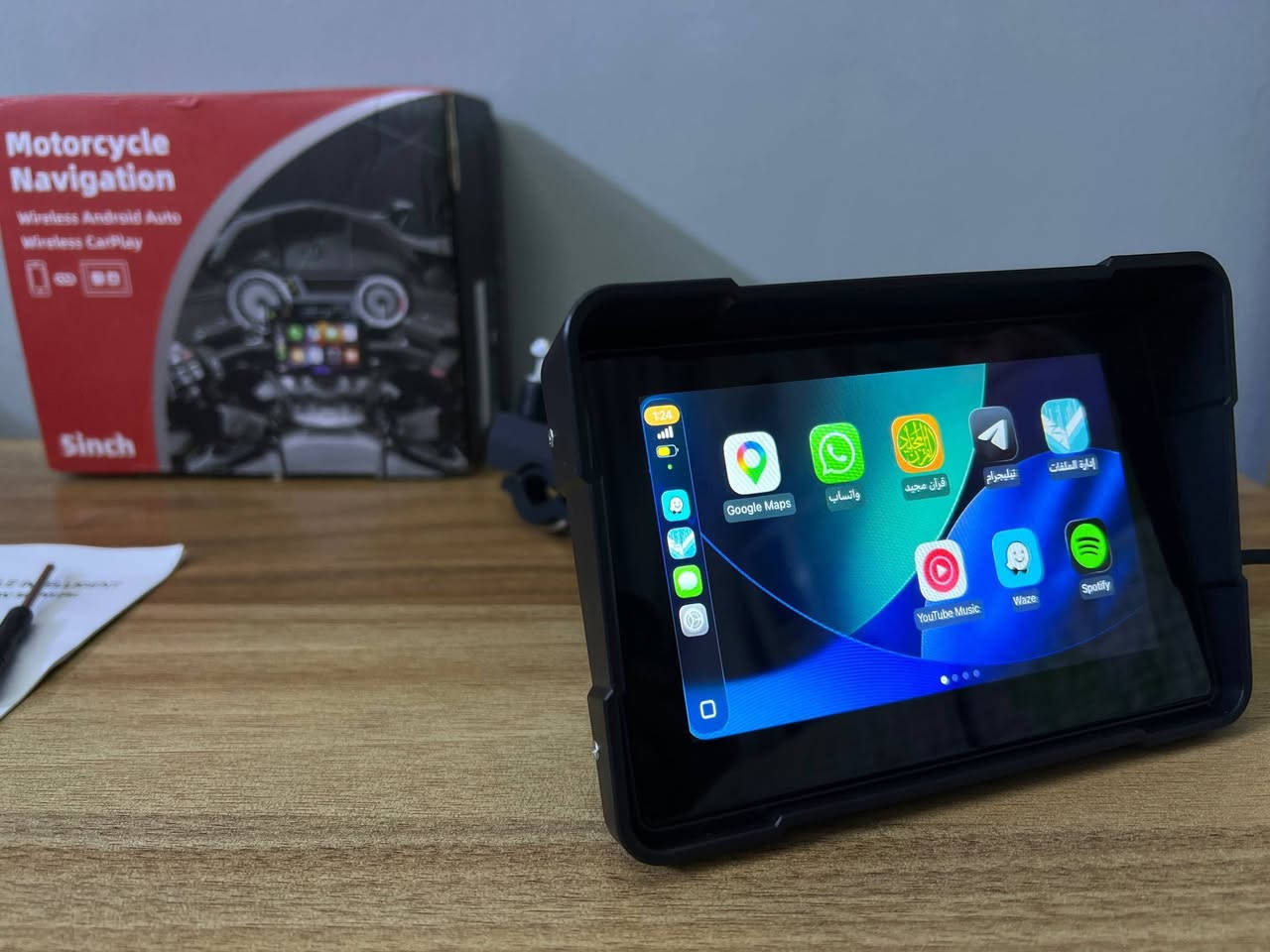 متوفر شاشة دراجة كاربلي واندرويد اوتو بدون كامرات ترهم لكل الدراجات ضد المي والحرارة تربط على كل تلفونات حجم 5 انج ربطها سهل تعرض خرائط مكالمات رسايل واضح التطبيقات بلشاشة مابيها سماعة داخلية ولا تصير خارجية لان شاشة ضد المي شاشة حلوة وحديثة طريقة التشغيل وصل 12V حار بارد من ضفيرة الدراجة وهاهية توصيل موجود لكل العراق


**إذا كنت صاحب هذا الإعلان وتريد حذفه لأي سبب، رجاءا أرسل رسالة إلى الدعم الفني**