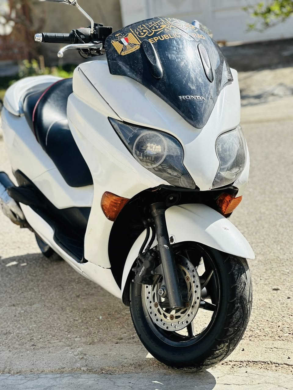 السلام عليكم دراجة فورزا صفر ١٠ MF
مسجل يدات تدفئه بك لايت كرستال 
تخم تاير جديد لون ابيض صدفي 
العنوان ديالى بعقوبة 
السعر ١٤٠٠
***********
