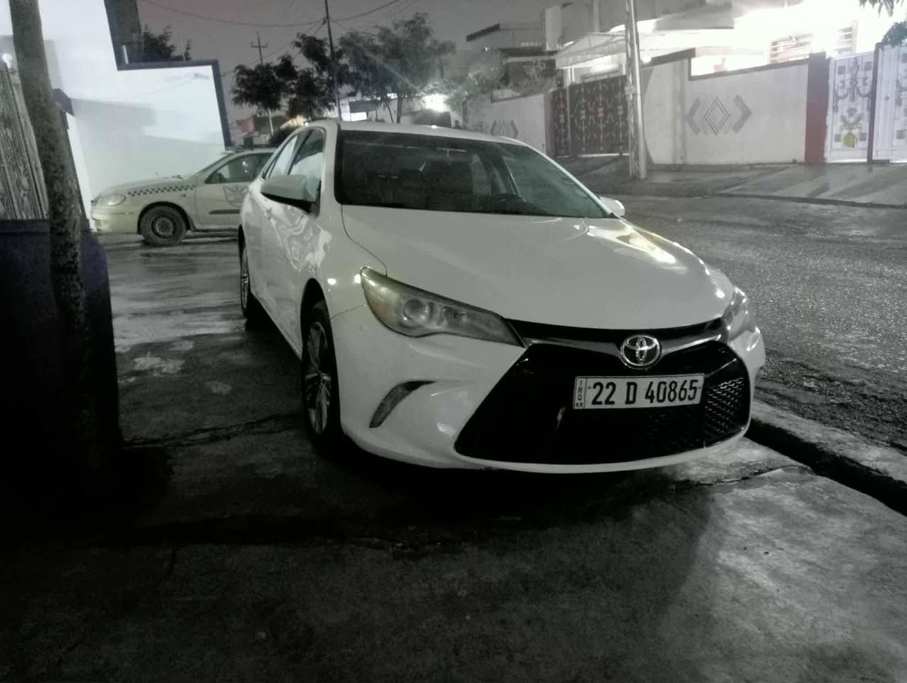 كامري موديل ١٦ مواصفات se
كير محرك شرط سنويه رقم جديد 
بطاقة بانزين ضرر ثلاث قطع 
سعر ١٤٥ ومجال 
اتصال ***********
