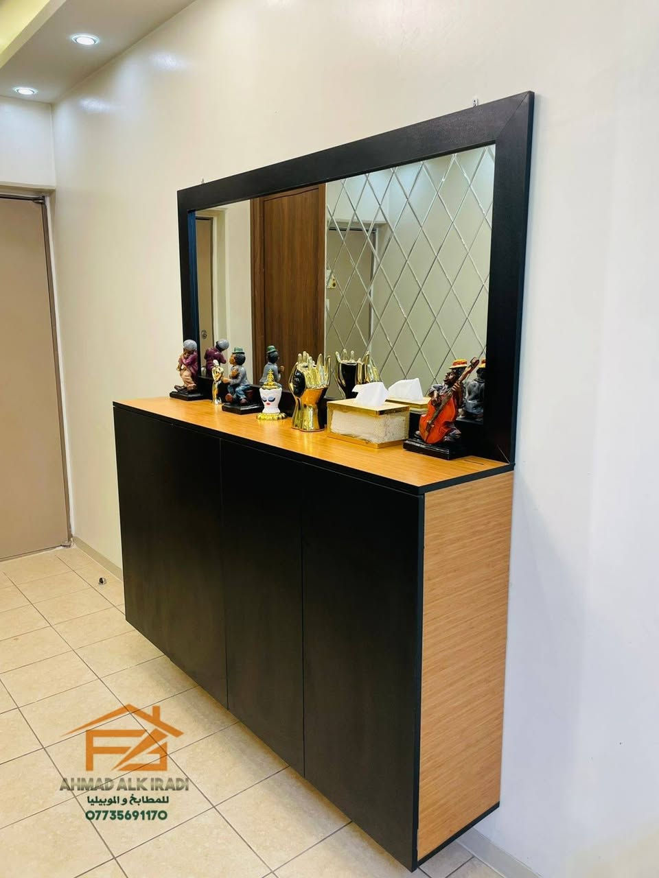 🪙  من أعمالنا  🪙
تصميم وتنفيذ جزامة ومرايا تعليق
✨️ خشب Mdf ڪامل 
 حسب طلب الزبون 
 🌀 من أرقى أنواع الخشب 
موديل عملي و أنيق 

 🪵 ومستعدين بتجهيزكم بكافة الموديلات حسب طلبكم 
بأفضل أنواع الخشب أو الالمنيوم ..

🔱 مع ضمان الجودة والمتانة و جمال التصميم  👏💪
تجدونها فقط عند #الڪرادي_للمطابخ_والموبيليا  🤩🤩
🔻
🌇 العنوان // قريب من حلويات برهومي 
(حلويات برهومي اكو شارع بصفهم تدخلون بي وتتصلون بينا ندليكم على المعرض ....

🔽
📲 للاتصال والاستفسار ،،، ((( *********** )))
احمد الكرادي ↩ متوفر واتس 

⭕ او مراسلة الصفحة وسيتم الرد بأسرع وقت مع فائق التقدير  🌹
