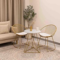 طقم استراحة • ذهبي ملكي • ٥٠×٦٥سم