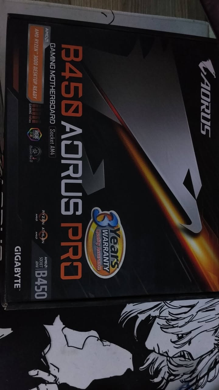 السلام عليكم 
Aorus b450 pro مستعمل للبيع 
السعر ١٠٠ الف


**إذا كنت صاحب هذا الإعلان وتريد حذفه لأي سبب، رجاءا أرسل رسالة إلى الدعم الفني**