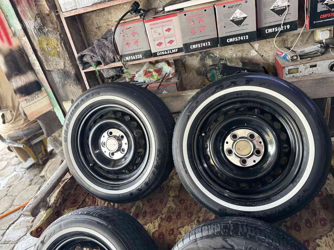 تخم ويل ٢١فتحه وتايرات اصلي مكفول شرط الفحص البيع او مراوس مكاني كربلاء طوريج ***********
