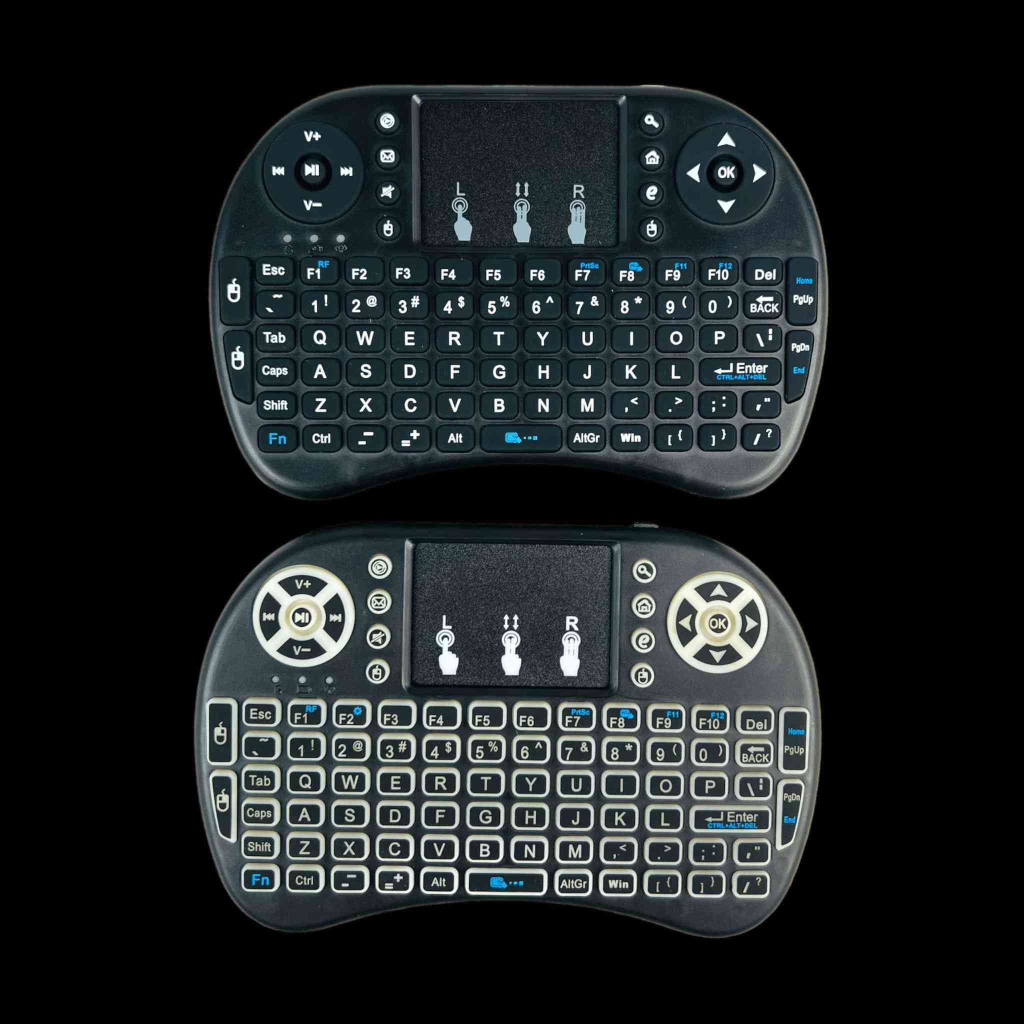 كيبورد + ماوس للتحكم عن بعد

الاستخدامات:

يستخدم للتحكم بالتلفاز الذكي, الحاسبة او اي جهاز إلكتروني يدعم ويحتوي على منفذ USB

الميزات:

تصميم أنيق ومميز

صغير الحجم وقليل الوزن يمكن حفظه واستخدامه بكل سهولة

يحتوي على جميع أزرار الكيبورد كاملة

يحتوي على ماوس لمس

بطارية ليثيوم بحجم 1020 ملي أمبير

كيبل مايكرو للشحن

أبعاد الغلاف: 3  10  15 سم

أبعاد المنتج: 10x15

المنشأ: الصين

الملاحظات:

الكيبورد لا يحتوي على حروف عربية

اللون الابيض والاسود للمنتج هو لون الازرار وليس المنتج كربلاء, العراق


**إذا كنت صاحب هذا الإعلان وتريد حذفه لأي سبب، رجاءا أرسل رسالة إلى الدعم الفني**