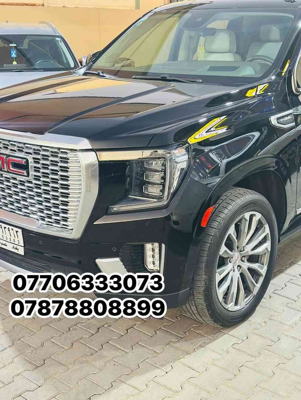سلام عليكم 🫡 
جمسي دنللي موديل 2023 (GMC DENALI)🖤🤝🖤
كفاله عامه بيها ملاحظات بسيطه للتوضيح السونار مرفق مع الصور ومثبت في التعليقات 
للمعرفة جميع المعلومات والتفاصيل التواصل على الرقم 🫡🤝
***********
***********
العنوان كربلاء المقدسة 
للمعرفة السعر أتواصل على الارقم او بخدمتك 🌹
