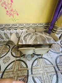 ميز طعام • ٦ كراسي • جديد