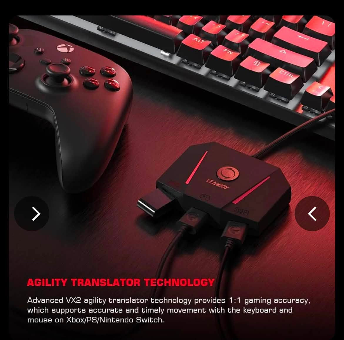 🔥 LeadJoy VX2 AimBox للبيع – جديد وغير مستخدم 🔥
للبيع قطعة LeadJoy VX2 AimBox، جديدة وغير مستخدمة نهائيًا.

✅ تدعم Xbox Series X|S وXbox One وPS4 وPS5 وNintendo Switch
✅ تشغيل الكيبورد والماوس على الكونسول بكل سهولة
✅ إعداد سريع عبر التطبيق مع إمكانية تخصيص الأزرار والحساسية
✅ مناسبة للألعاب التي لا تدعم الكيبورد والماوس رسميا


**إذا كنت صاحب هذا الإعلان وتريد حذفه لأي سبب، رجاءا أرسل رسالة إلى الدعم الفني**