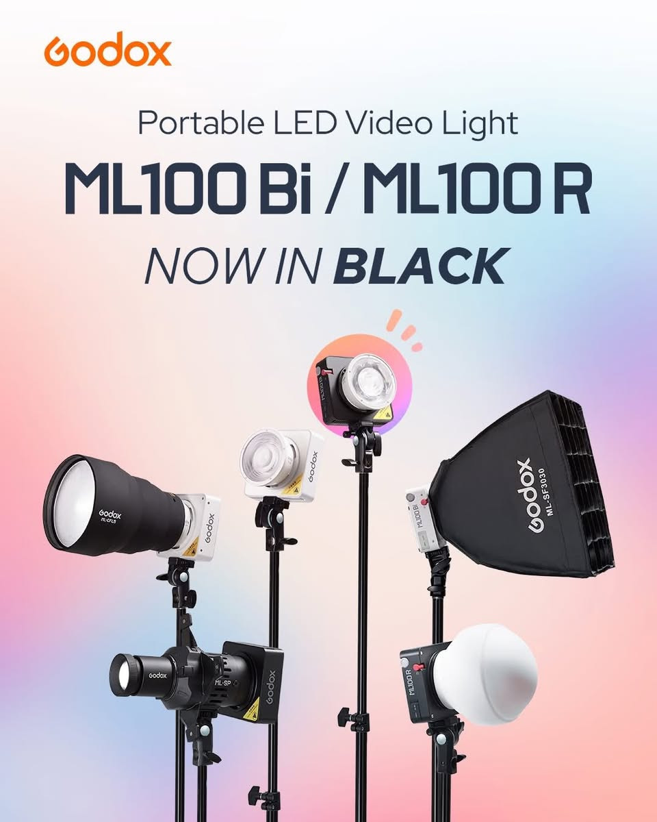 Godox ML100
 the ML100Bi & ML100R


**إذا كنت صاحب هذا الإعلان وتريد حذفه لأي سبب، رجاءا أرسل رسالة إلى الدعم الفني**
