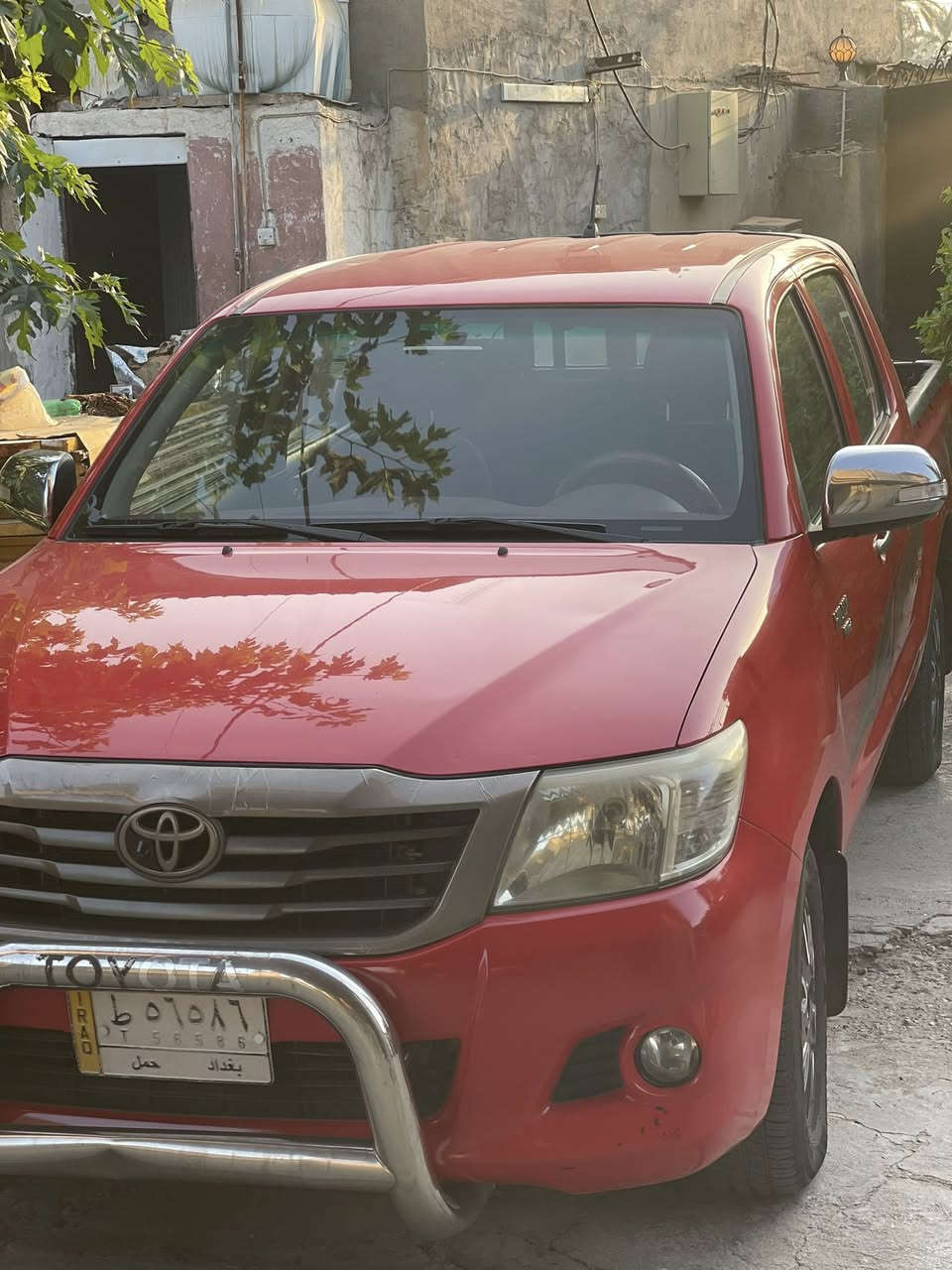 سلام عليكم 🫡
للبيع بيكم تيوتا هايلكس موديل١٤ السياره نضيفه
مابيهه نقص شاصي ١٢ رقم بغداد أنكليزي مكاني 
بغداد قرب مرور التاجيات السعر ٢٢ وبيهه مجال
رقم الهاتف ***********
