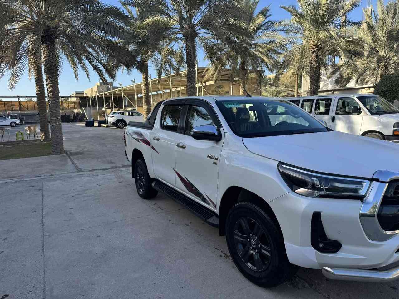 السلام عليكم بيكم هايلكس مديل ٢٠٢٢ محرك ٦ مكفوله كفاله عامه من الصبغ والتبديل والبارد رقم السلمانيه بسمي تحويل مباشر فول مواصفات
ماشي 50الف 
سعر 340
*********** 
***********
