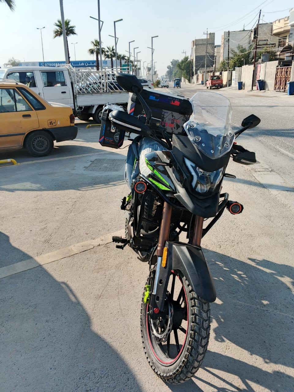 السلام عليكم ورحمه الله وبركاته الحلال للبيع بسبب الضرف اللهم لك الحمد دراجة خير من الله وأول مرة اصعد دراجة براسها حض الله شاهد مو لأن دراجتي
اخوان ميحتاج احجي دراجة زيرو ماشية فقط الفين وكسور 
محرك 300 موديل 26 ويل كب 
هية والبيها للبيع 
سعر خاص 
والسعر مابي خطورة على حياتي بس والله بسبب ناس اللي تكسر بحلال غيرها وهاي اول مرة أعرض بدون سعر وماالوم اللي يعرض وميحجي السعر
مكان بغداد قضاء أبو غريب 
***********
السلام عليكم ورحمه الله وبركاته
