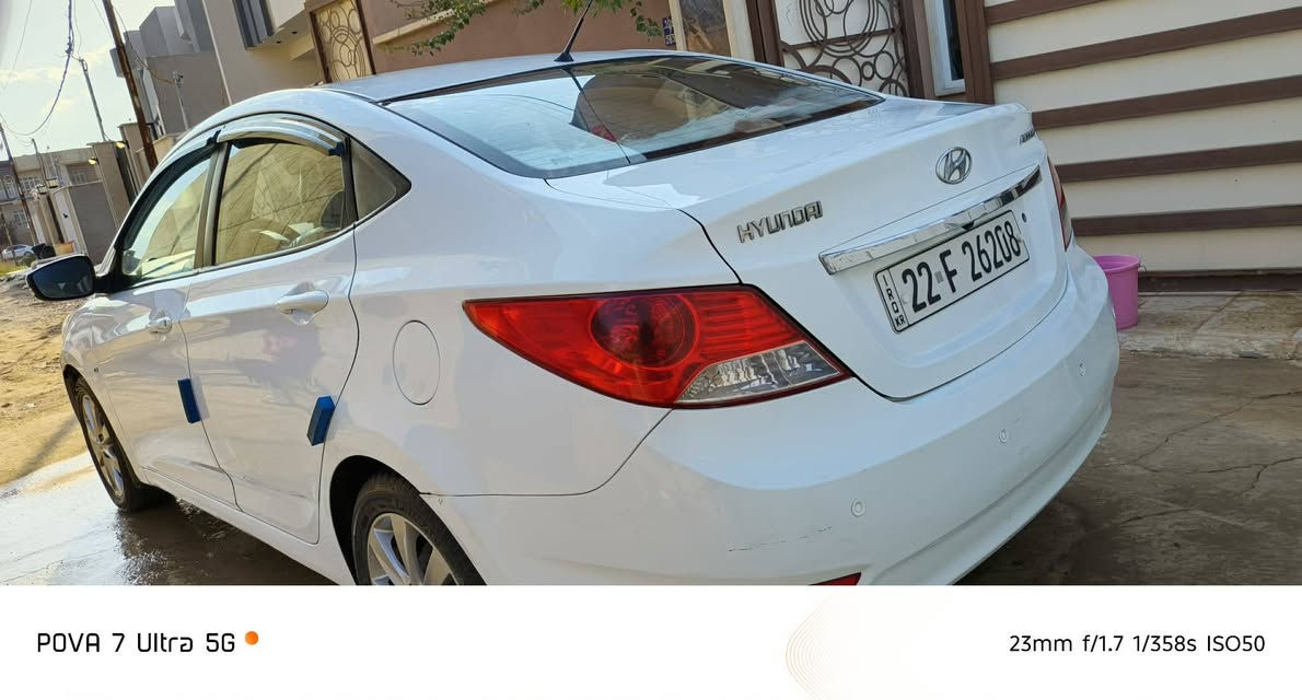 السلام عليكم اكسنت ٢٠١٢ فول مواصفات عدة الفتحه ٥ ويل كب ظررها ربع جاملخ وربع بوند مسويلها ادامة كامله ماناقصها كل شي اني صاحبها سنوية جديدة وهزة جديدة شرط التحويل  سعرها ١٠٨ للاستفسار الاتصال على الرقم ***********
