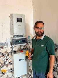 طاقة شمسية • ألواح LONGi X10 • انفرتر Deye 6KW