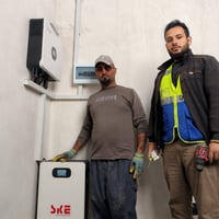 ألواح لونجي 615واط • بطارية 15 كيلوواط • الشرقاط اسديرة الفياض